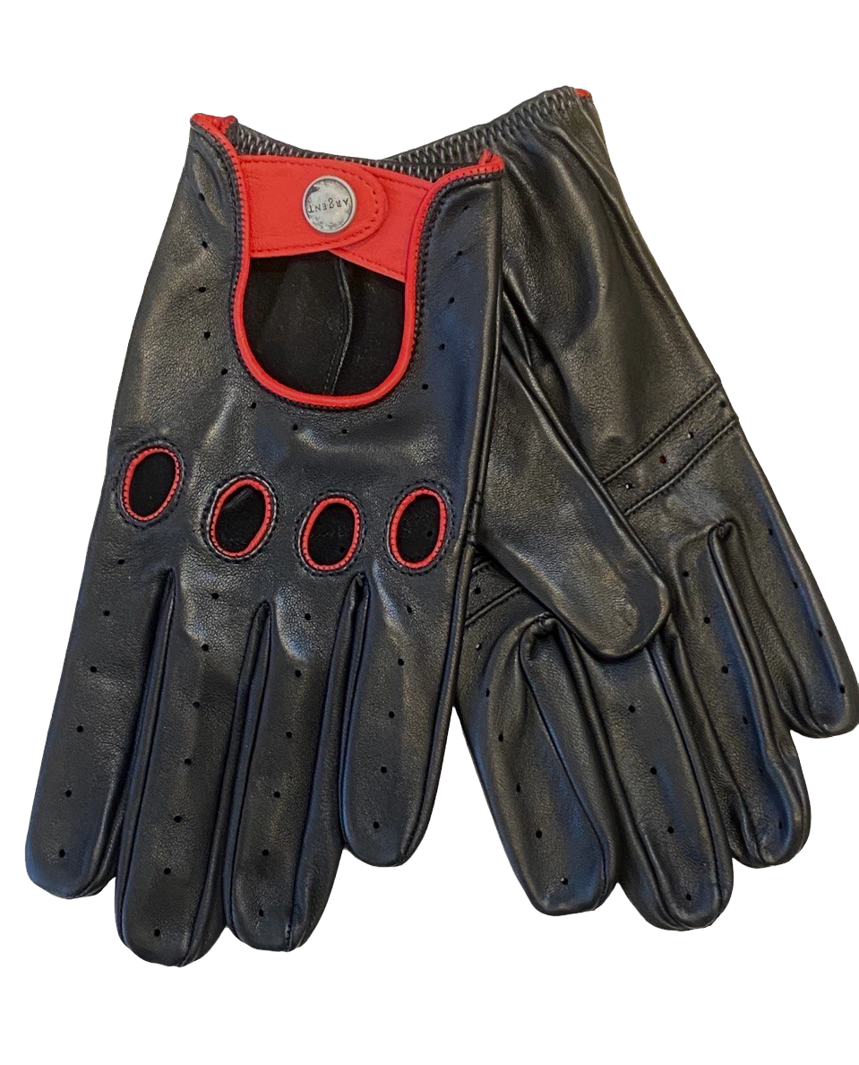 Men’s Two Colour Leather Driving Gloves